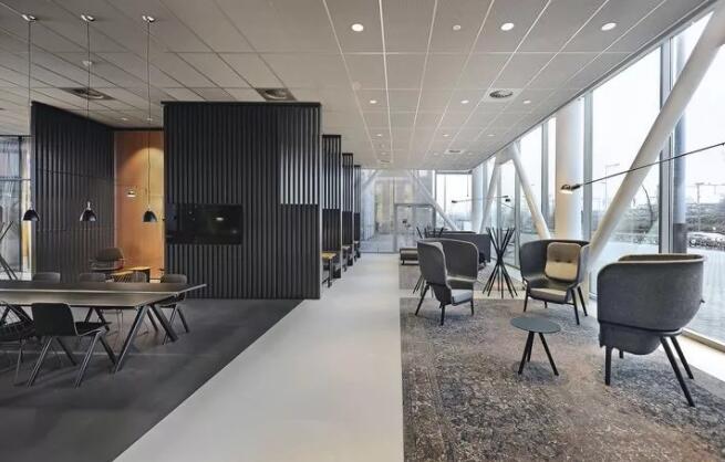 高級灰辦公室裝修案例