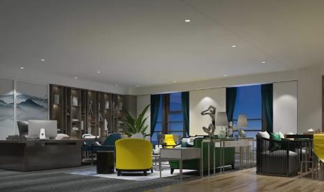 青島沙盤模型公司北歐風格辦公室裝修效果圖